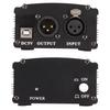 Microphone   Power Supply, 1 Channel, 48V USB Power Supply for Condenser Microphones, with Indicator Light, with 3 Pin XLR Cable