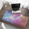 Colored Light Wave Pattern Vinyl Desk Mat 100X50 Cm