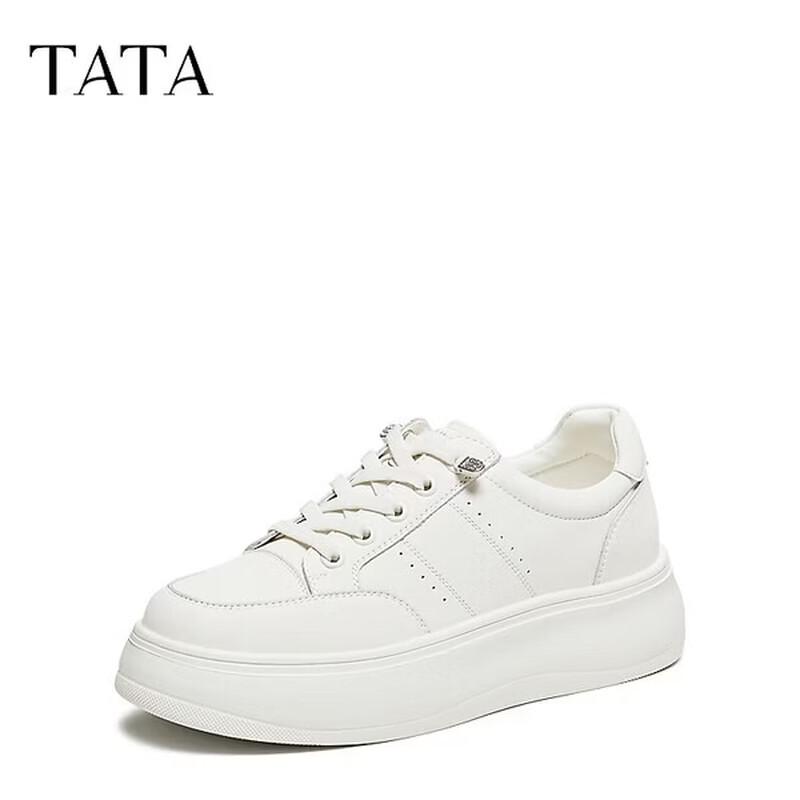 TATA CLK01AM6 White Casual Skate Shoes 37