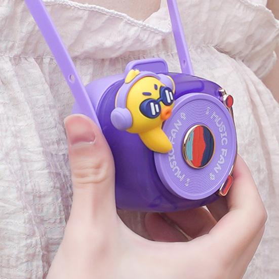 Kleiner Lüfter Cartoon Ente Hase Bär Element Kamera Design Hängeventilator Mehrstufige Windregelung Geräuscharmer Motor Kühlung