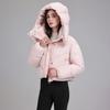 Short hooded cotton-padded clothes  winter new warm bread clothes cotton-padded clothes jacket small loose cotton-padded jackets tide
