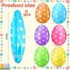 6-18PCS Easter Inflatable Egg Balloon 16 Inch Blow Up Yard Decor for HolidayParties Home Celebration and FestiveEvent Decoration