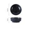 Japanese Style Round Ceramic Dipping Bowl Seasoning Dish for Soy Sauce Vinegar Snack Sushi