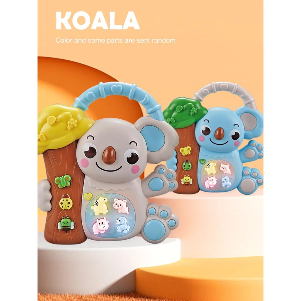 Cartoon Animal Electronic Keyboard, Lighting Music Piano Multi-mode Sound Effect Switching, Puzzle Early Education Toys for 3+