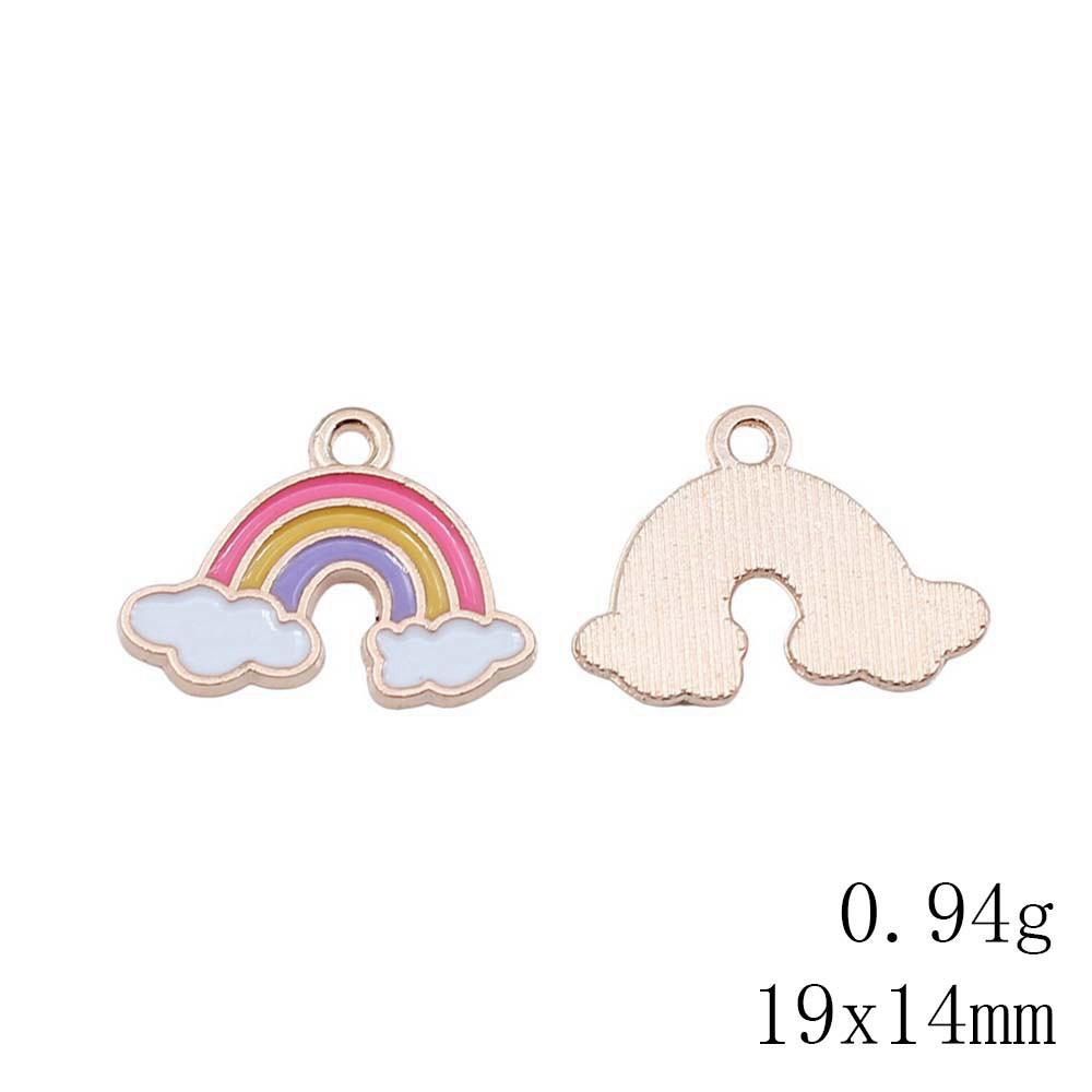 Mother's Day Charms For Nails Pentagram Moon Enamel Charms Pendant Art Supplies Pendant Accessories