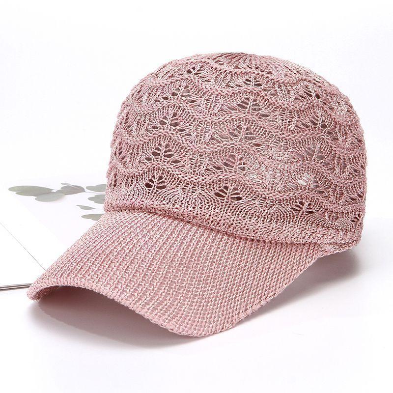 Hat Women's Summer Mesh Breathable Baseball Cap Casual Fashion Cap Outdoor Hollow Sunshade Sun Hat