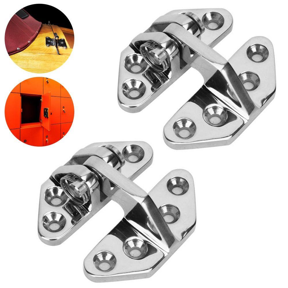 Marine Hardware Window Furniture Stainless Steel Strap Hinge Boat Hatch Hinge  Shaped