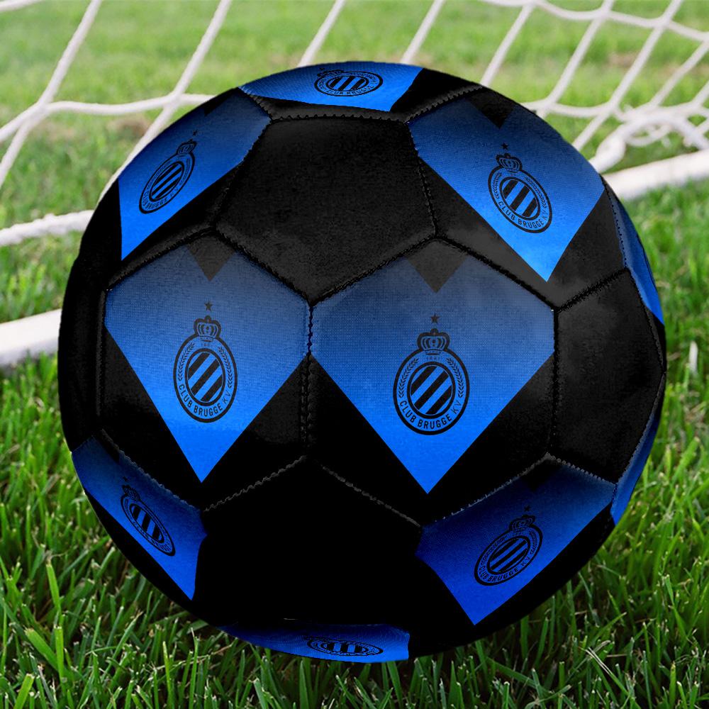 Club Brugge KV Soccer Ball Colorful All Ages Machine Stitched PVC Competition Ready Durable High-Bounce.SIZE5