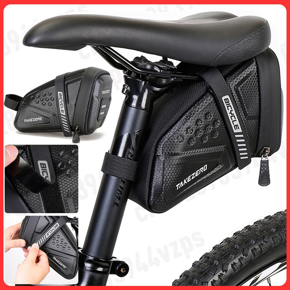 1L Bicycle Saddle Bag Waterproof Mountain Bike Saddle Storage Seat Rear Tool Pouch Bag Saddle Outdoor Cycling MTB Accessories