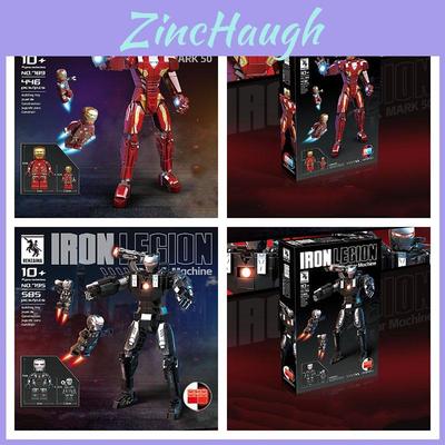 High-quality Abs Plastic Building Blocks For Boys Compatible With Lego Iron Man War Machine Model 400-800 Pieces