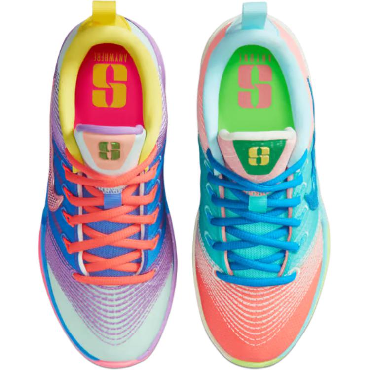Nike Sabrina 3 Low Top Children's Basketball Shoes Blue Pink Purple Kids' IR3208-300