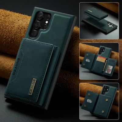 Anti -Drop Magnetic Leather Cover Case For Samsung Galaxy S22 Ultra S 22 Plus 5g S21 S20 Fe S21 Ultra Card Slot Coque
