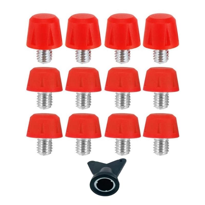 Football Boot Spikes 12pcs Football Shoe Stud Replacement Soccer Boot Cleats Football Shoes Accessories