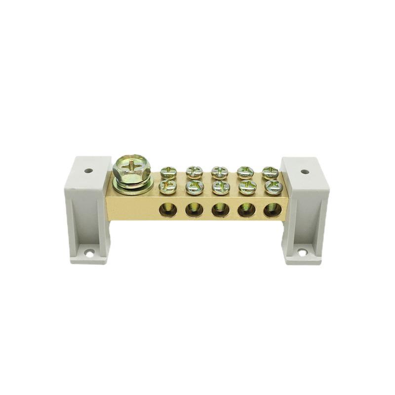 Now: "High-Current Double-Row Brass Terminal with Copper Busbar for Zero Ground Connection"