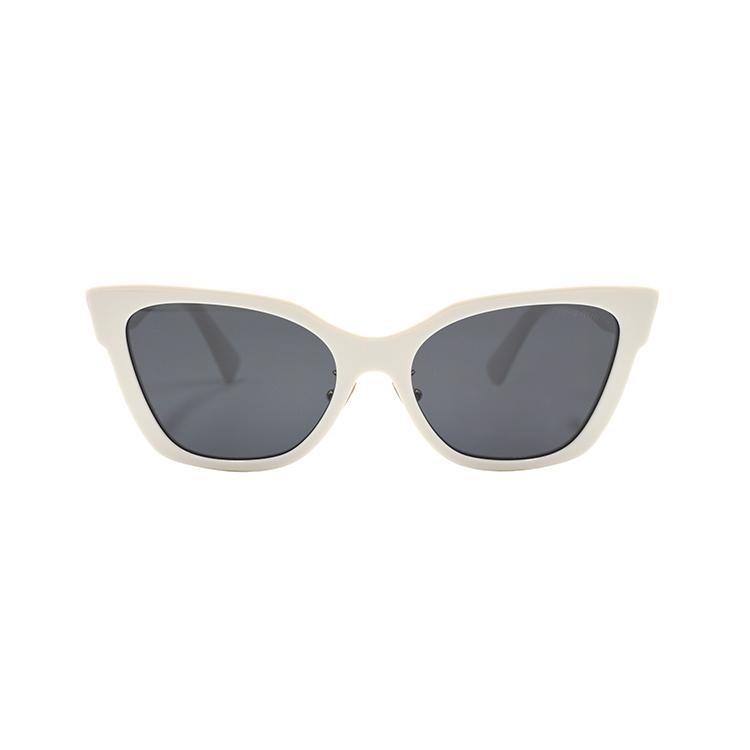 Miu Miu Logo Series Cool Holiday Travel Butterfly Sunglasses Women sunglasses White SMU02Z-142-5S0