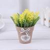 Artificial Plant Decorative Flowers Fake Flowers Mini Potted Bonsai Green Plant