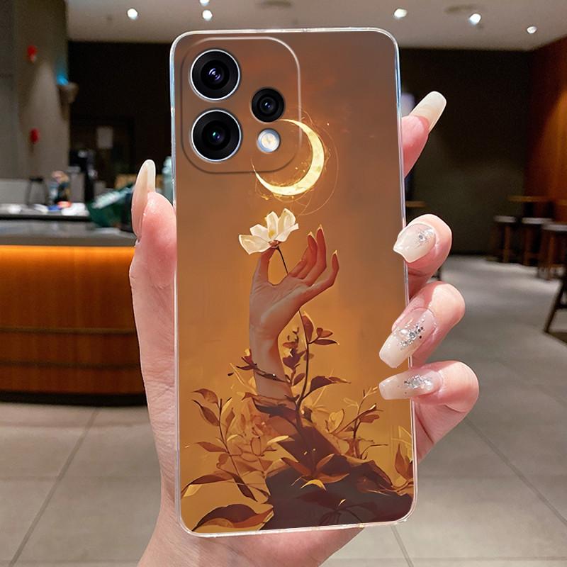 Hülle Für OPPO Reno 15C 5G Handyhülle Luxus Drache Niedlich Cool Jungen Mädchen Transparent Silikon Weiche Abdeckung Für Reno15C 15 C Hülle
