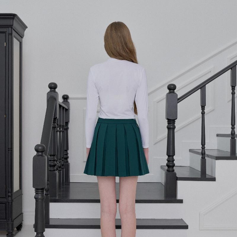 PLAYBOO Core Mock Neck Inner Top White