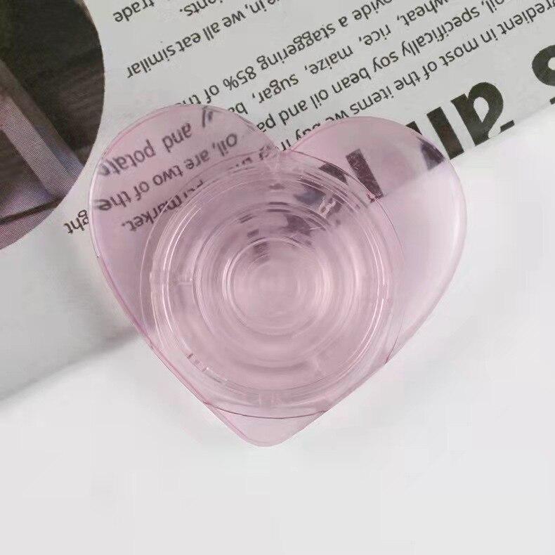 Ins Niedlicher Liebesherz Faltbarer Handyhalter Für iPhone 11 12 13 Pro MAX Mini X XS XR SE 2020 6 6S 7 8 Plus Griff Bonbonfarben Halterung