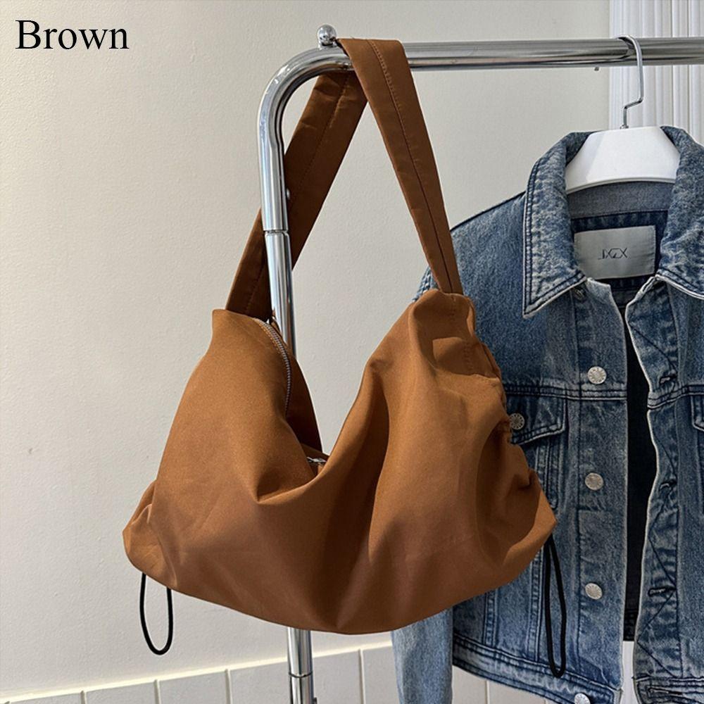 Fashion Canvas Shoulder Bags Solid Color Large Capacity Messenger Bag Totes Bag Women Female