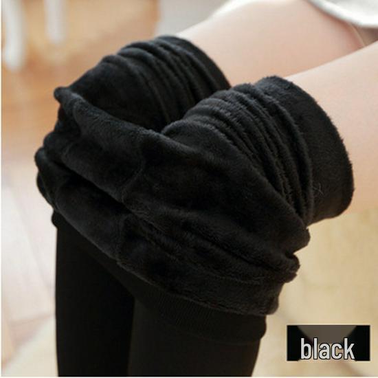 Women's Velvet Thickened Leggings - Plus Size, Korean Style, Pearl Velvet, 200g Warmth for Autumn and Winter