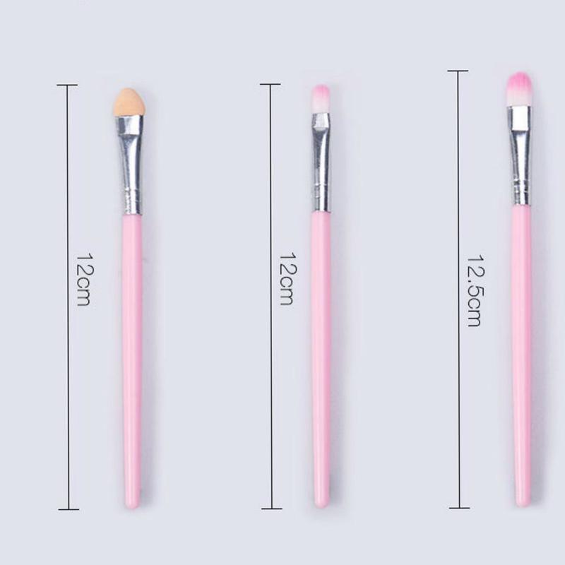 5pcs/Set Eye Shadow Foundation Blusher Eyebrow Eyeliner Eyelash Lip Brush Makeup Cosmetic Tools