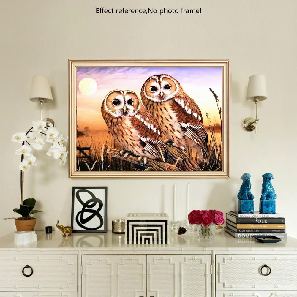 5D Diamond Painting Animal Owl Full Round Embroidery Sale Picture Rhinestone Diamond