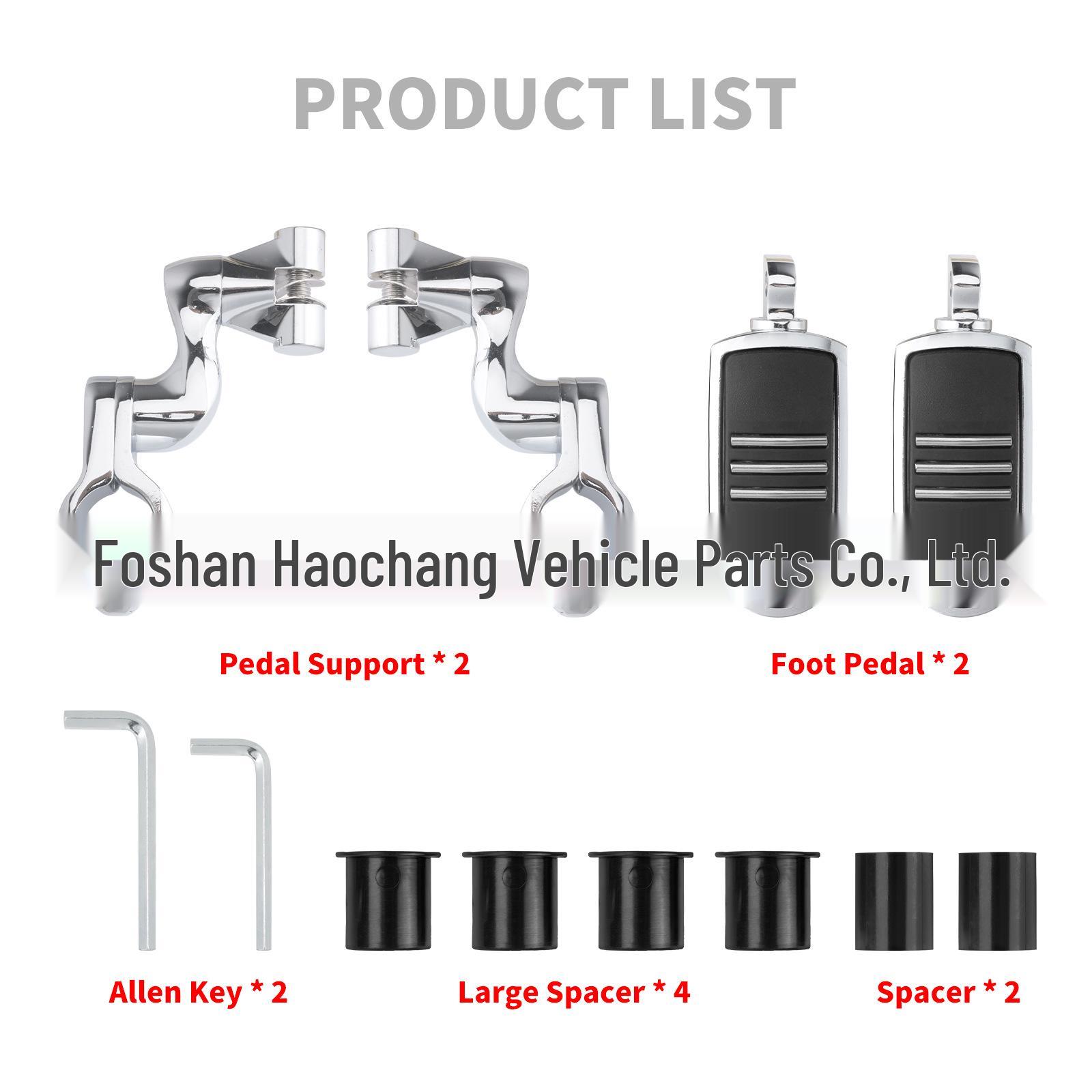 Universal High-Speed Foot Peg Mounts for Harley Motorcycles