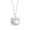 Hello Kitty Sanrio Pendant Necklace Korean Fashion Jewelry for Girls Can Open Design Girls Fashion Accessory