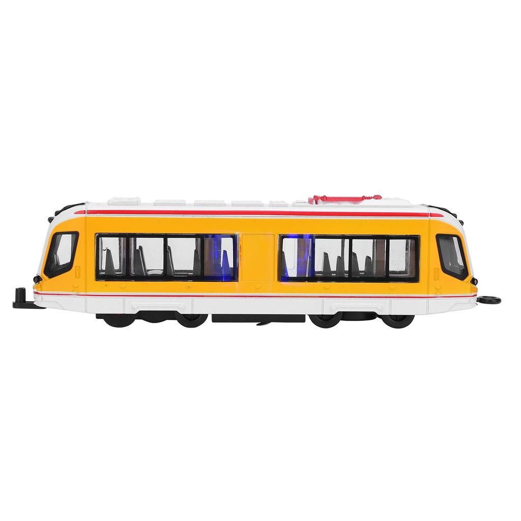 1/64 Alloy Rail Car Model Children's Toy Train Ornaments Pull Back Car Model Boy Toy