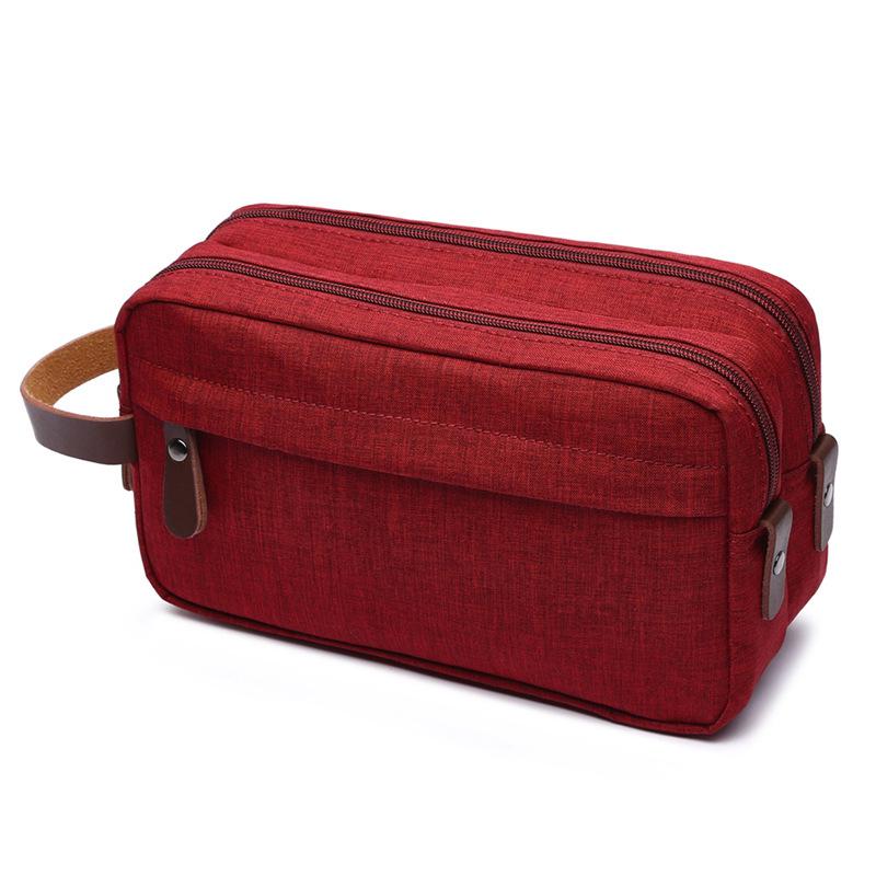 Men's Waterproof Portable Retro Toiletry & Makeup Bag with Large Capacity