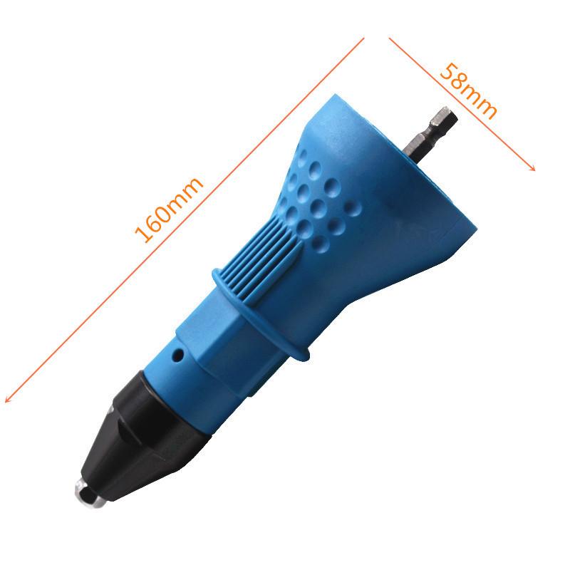 Electric Rivet Gun for Nuts and Core Riveting with Drill Compatibility