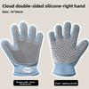 Pet Glove Cat Grooming Glove Cat Hair Deshedding Brush Gloves Dog Comb for Cats Bath Hair Remover Clean Massage Brush for Animal