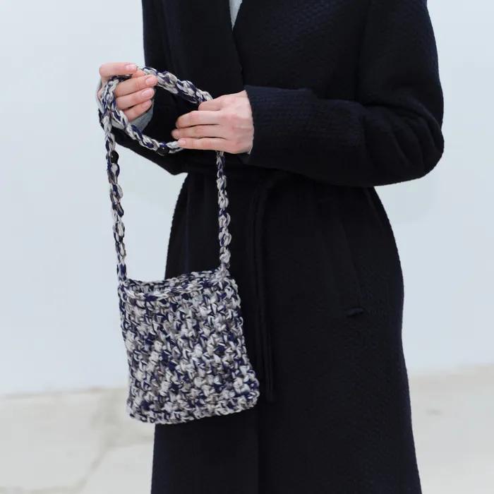 HANDMADE MELANGE WEAVE BAG