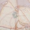 Hermes Carree90 Scarf VOYAGE Au LONG COURS Ocean Voyage White Silk Women Used