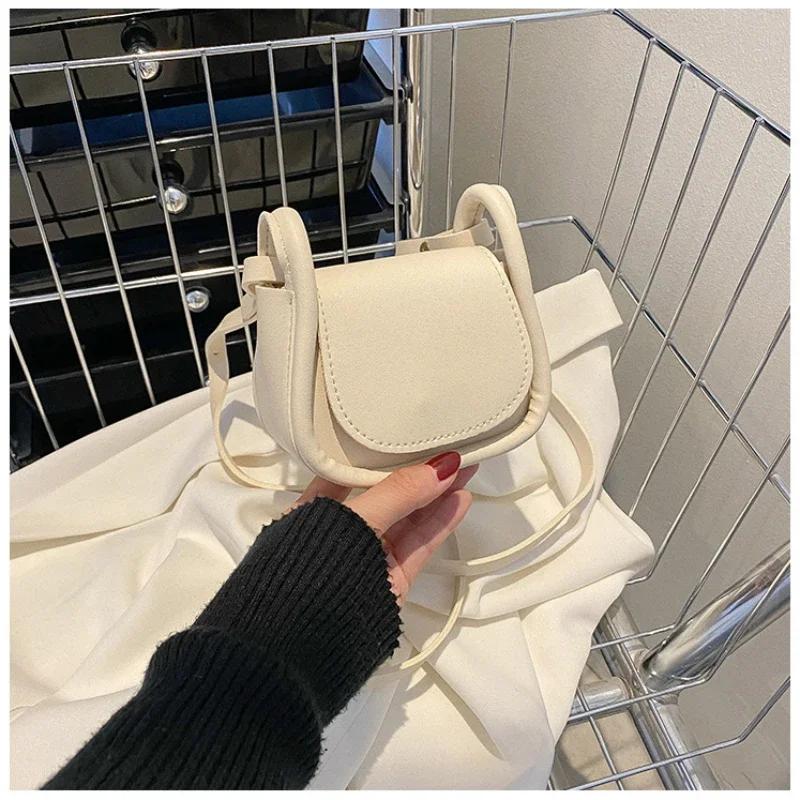Geantă Mini Crossbody din Piele PU la Modă în Culori Bomboană, Genți de Umăr pentru Femei, Geantă Mică Portofel, Plic pentru Ruj, Monede, Bani, Suport pentru Carduri