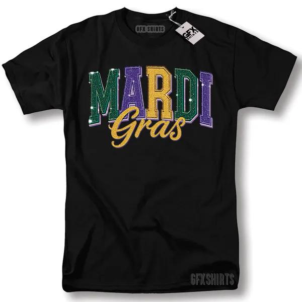 Mardi Gras Shirt Parade Carnival Beads Nola Gift Funny Tshirt