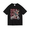 Dragon Ball Anime Mens 100cotton Tshirt 2026 Summer New Wukong Pattern Unisex Harajuku Short Sleeve Loose Y2K Trend Shirt