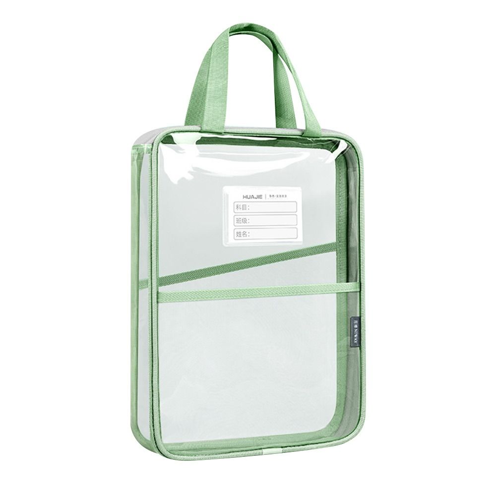 Large-capacity Tote School Bag Transparent Test Papers Document Bag Portable Tutorial Bag  Student