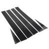 6Pcs Set Pillar Posts Door Trim Black Cover Kit for Toyota Sienna 2004-2010