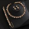 Luxury-lite Necklace, Earrings, Bracelet - Unique Vintage Style, Fashionable and Sophisticated, Collar Chain Necklace