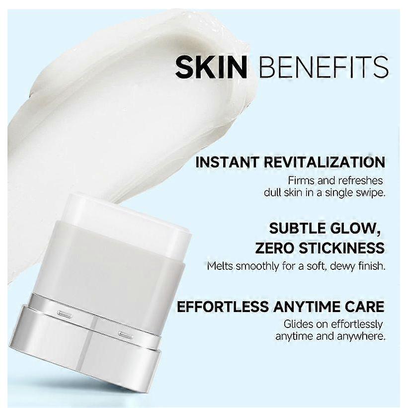 Bálsamo Stick de Esencia PDRN, Stick Multifuncional PDRN Colágeno para Arrugas, Tratamiento Todo en Uno para Ojos y Cuello, Base de Maquillaje Iluminadora y Bálsamo de Tratamiento Facial, Rellenador