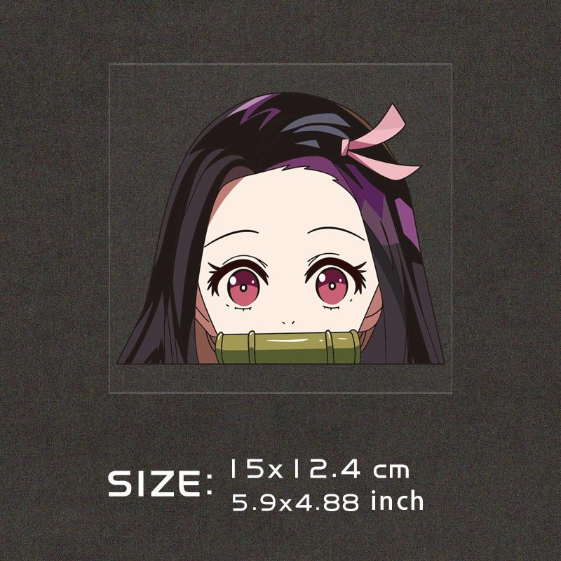 Anime Secondary JDM Reflective Car Stickers Waterproof Body Cover Marks Stickers Decorative Car Stickers Accessories