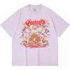 230 Gsm %100 Pamuk Heavy Metal Tişört Rock Grubu Popüler Müzik Baskılı Unisex Ağır Pamuk Tişört