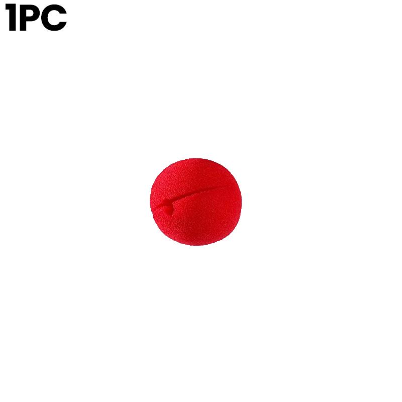 

100/1Pcs Red Sponge Ball Foam Sponge Red Funny Clown Nose Funny Circus Performance Party Halloween Decoration Make Up Props