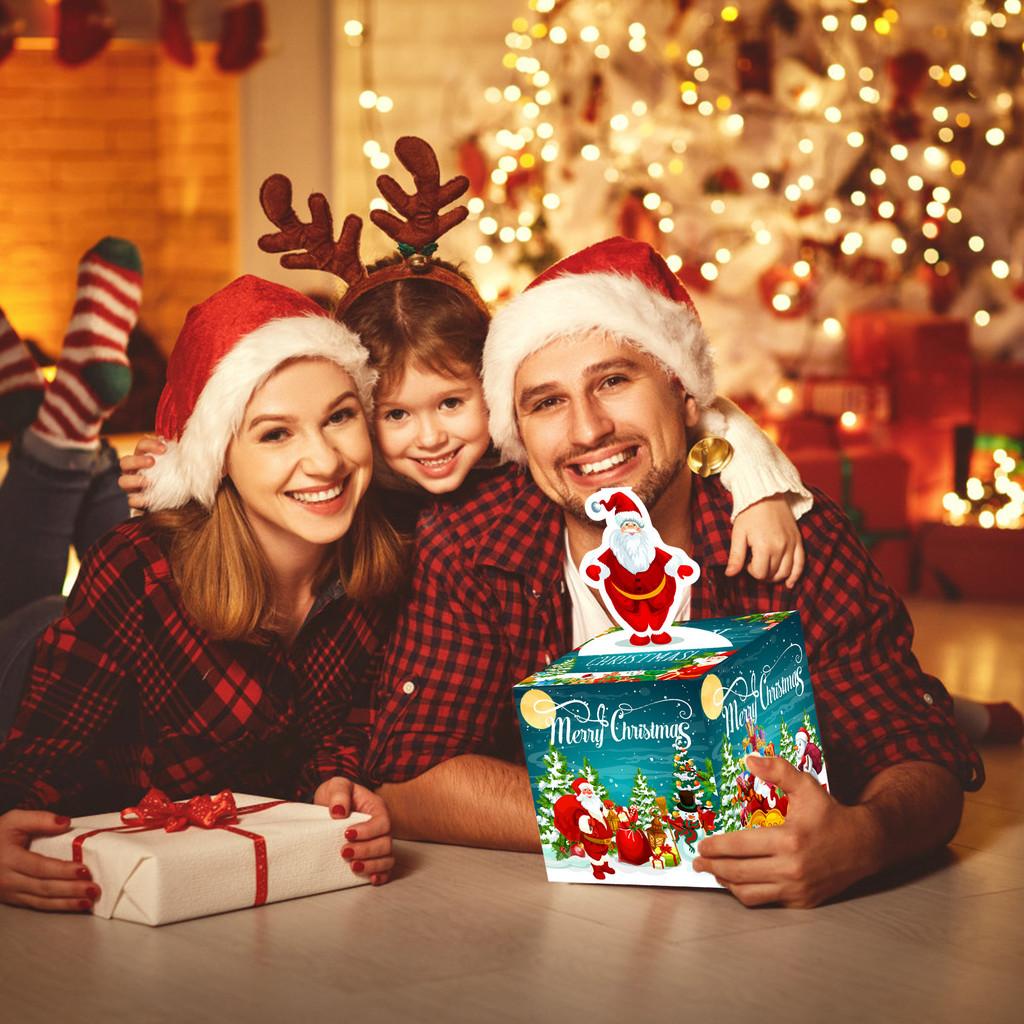 Box Gift Christmas With Blue Gradient Design For Party Decor And Gift Giving