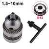 B12 1.5-10mm Drill Bit Clamp Handle Drill Clamp DIY Hand Electric Drill Tool Parts