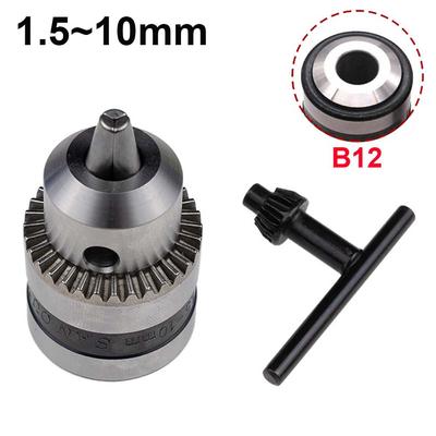 B12 1,5-10 mm Upínací rukojeť vrtáku Upínací sklíčidlo vrtáku DIY Ruční elektrická vrtačka Díly nářadí