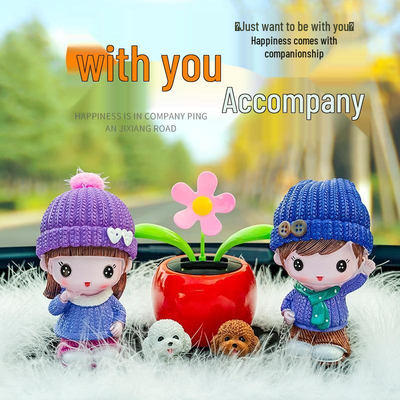 JINGRUIXIANG Car Ornament Doll Set