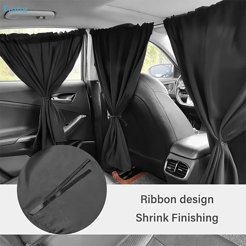 Car Privacy Curtains,Universal Vehicle Divider Sun Shade Blinds,Blackout Partition Curtains for Privacy,UV Protection